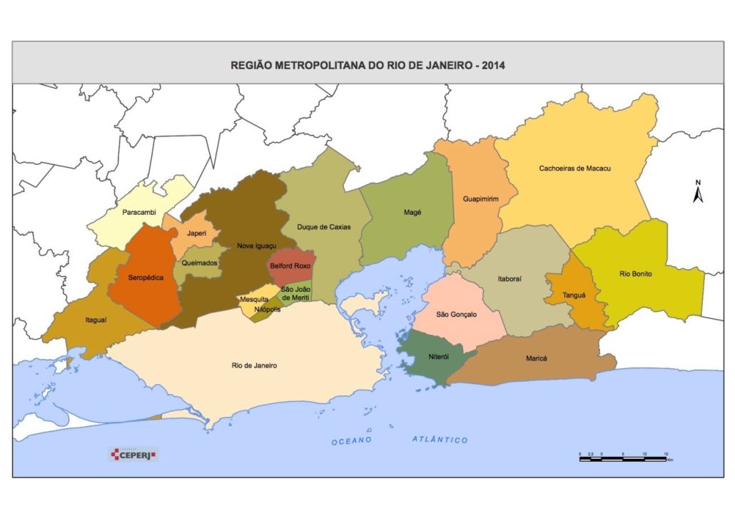 Locations in Região Geográfica Intermediária do Rio de Janeiro